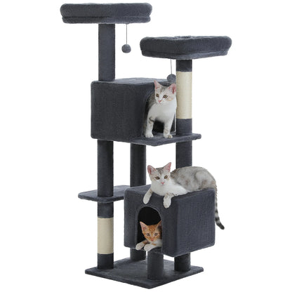 Flower Cat Tree Tower: Multi-Level Condo & Scratching Posts