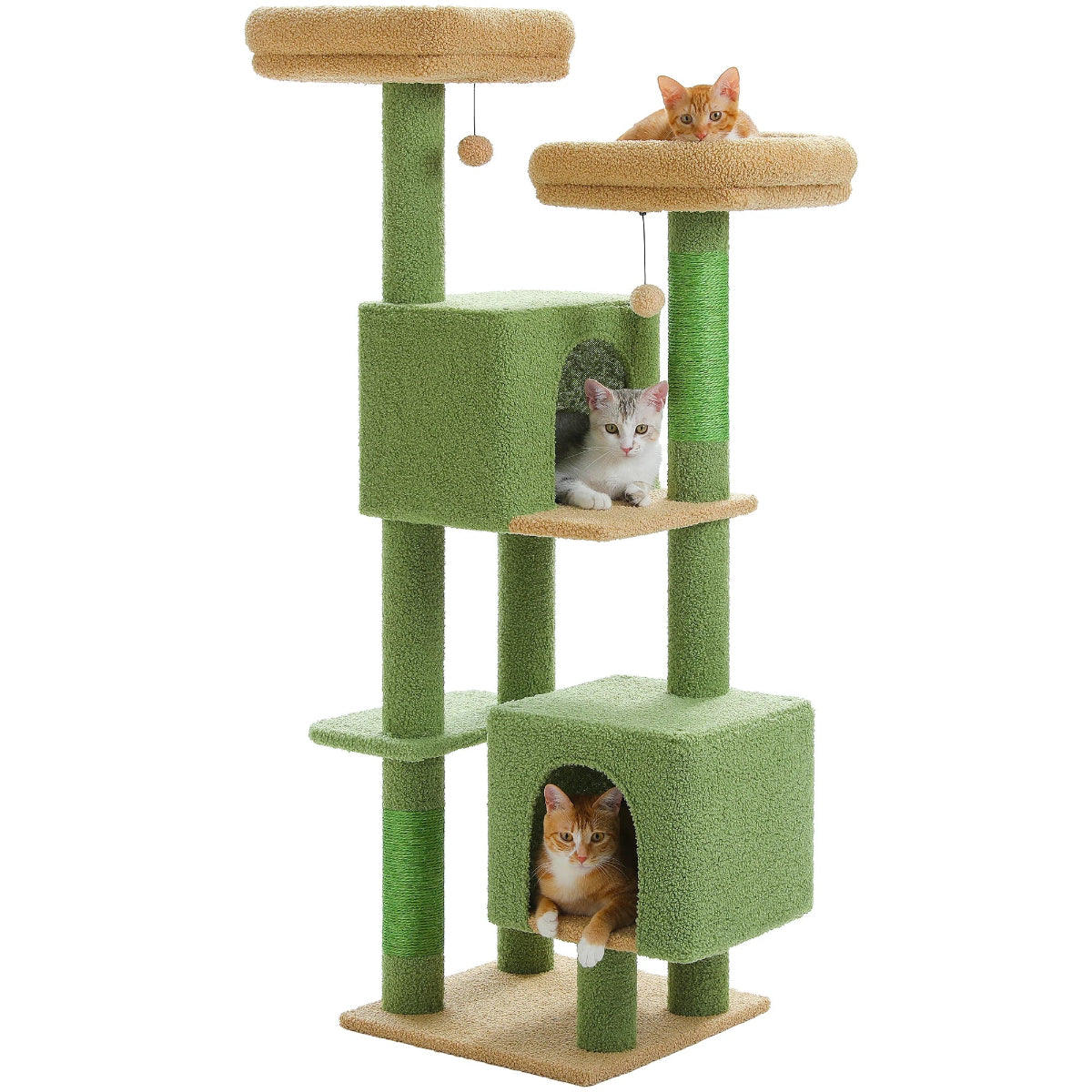 Flower Cat Tree Tower: Multi-Level Condo & Scratching Posts